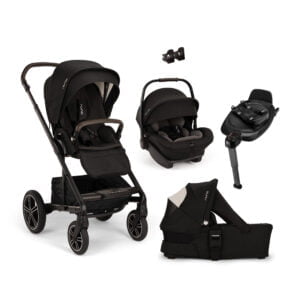 Nuna MIXX next + ARRA next Generation Travel System - Caviar